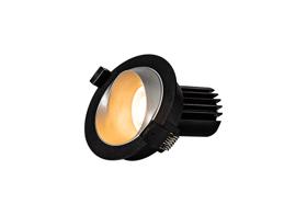 DM202488  Bonia 12 Tridonic Powered 12W 2700K 1200lm 36° CRI>90 LED Engine Black/Silver Fixed Recessed Spotlight, IP20